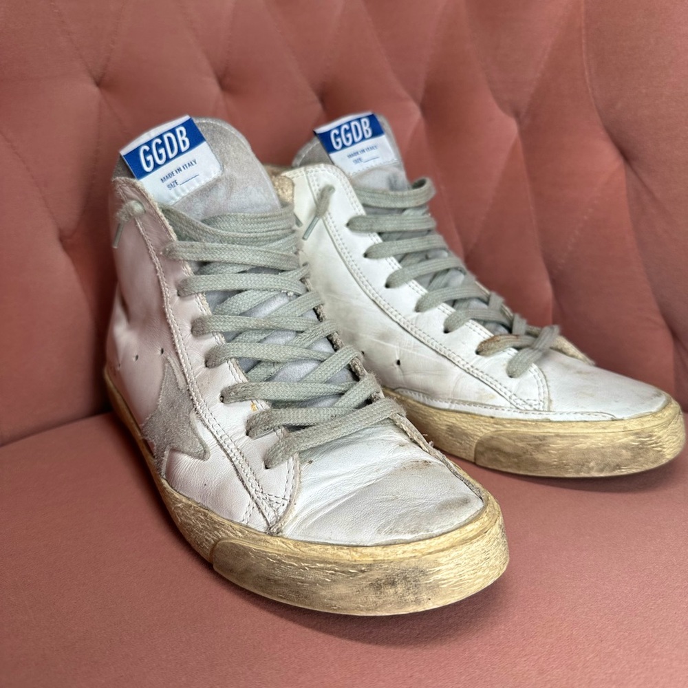 Golden Goose Francy Leather with Suede Star